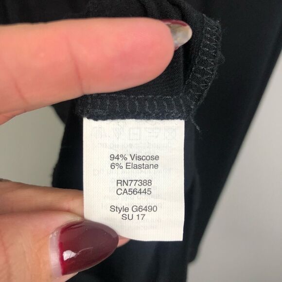 MADEWELL | Mock Neck Tank Dress Black Size Small - Picture 6 of 6